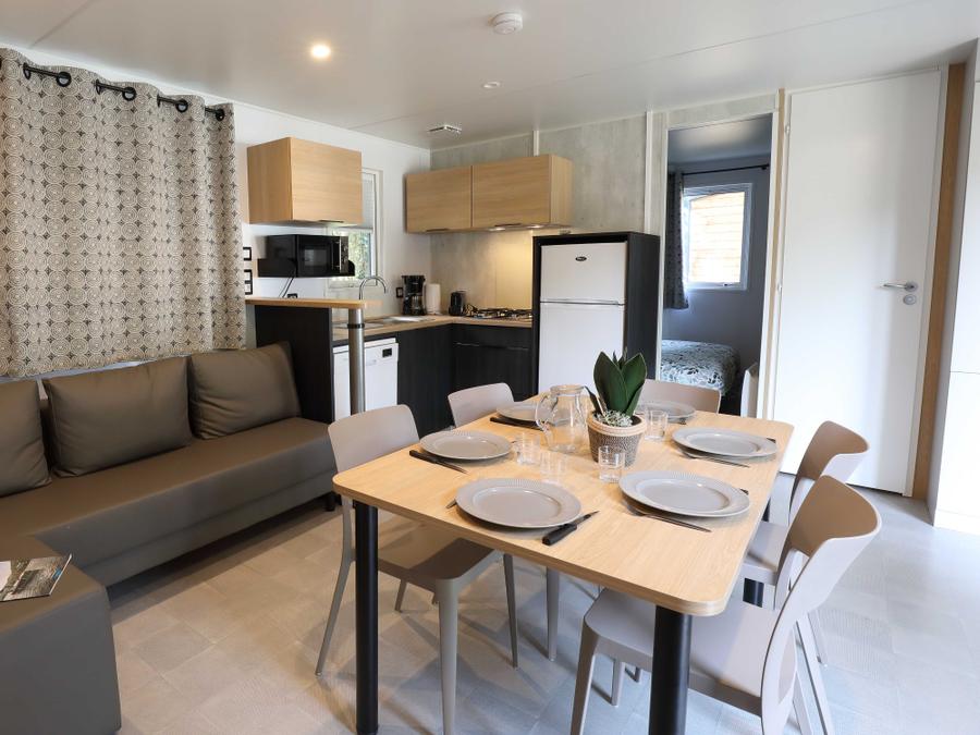 Mobilhome 7 personnes - LA TRIBU- Mobil Home 4* 7 pers 12