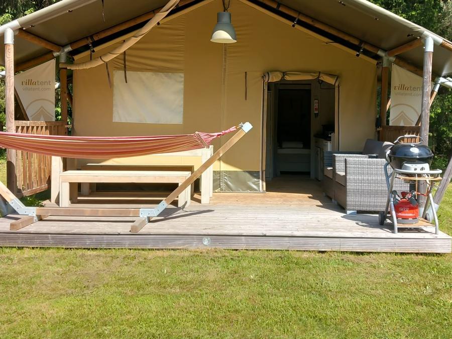 Tente en toile et en bois 5 personnes - Tente SAFARI - Insolite 3* 5 pers 1