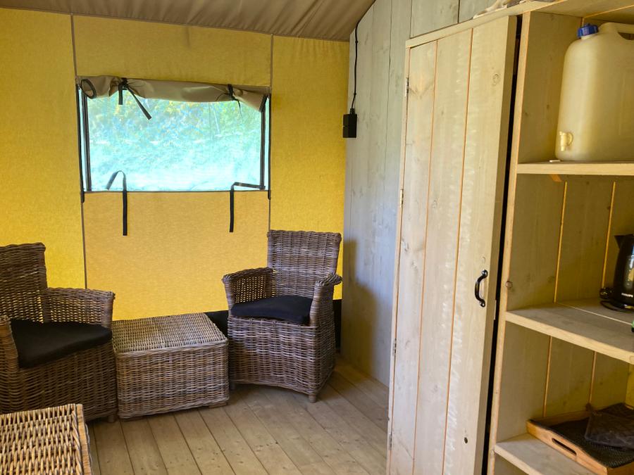 Tente en toile et en bois 5 personnes - Tente SAFARI - Insolite 3* 5 pers 3