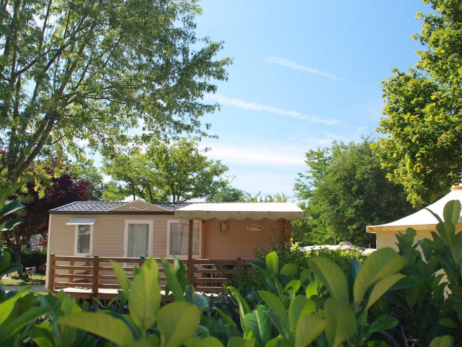 Mobilhome 6 personnes - Mobil-home Confort 29m² 3 chambres + terrasse couverte - sans tv - sans clim 6 pers 0