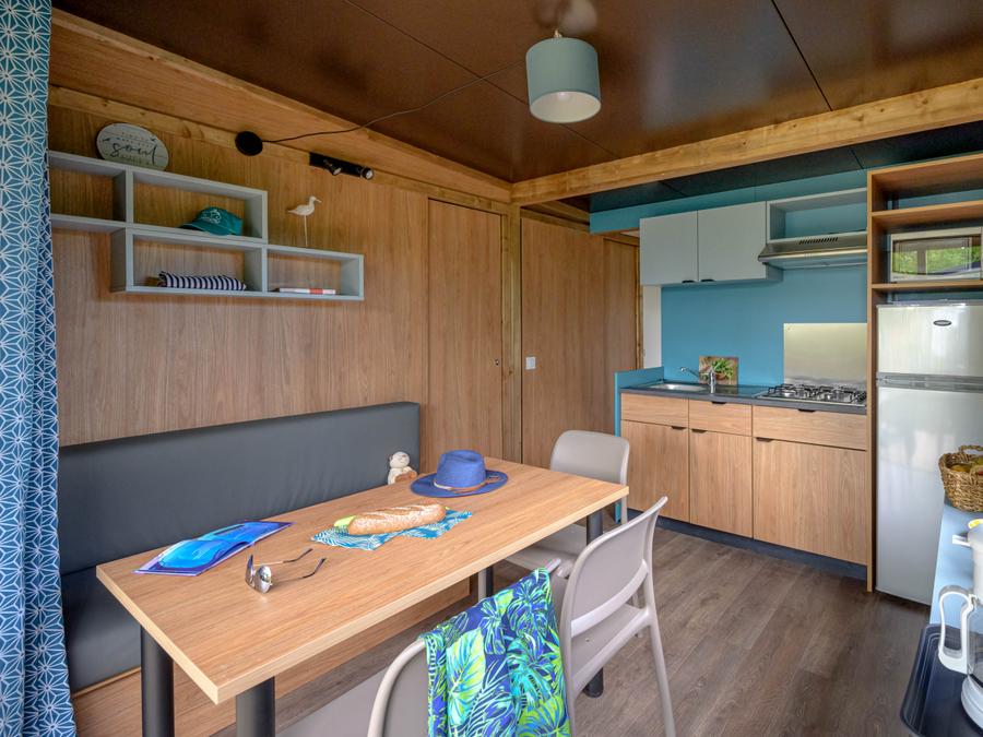 Mobilhome 5 personnes - Cottage Morea Confort 25m² 2 chambres + terrasse couverte 1/5 pers 1