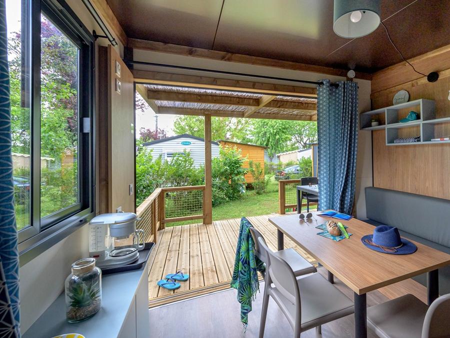 Mobilhome 5 personnes - Cottage Morea Confort 25m² 2 chambres + terrasse couverte 1/5 pers 8