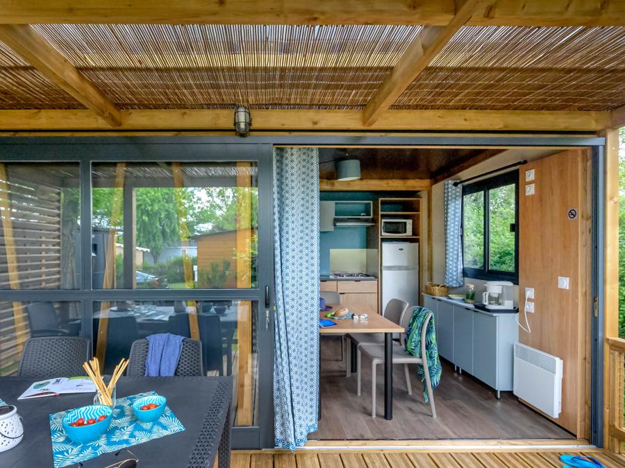 Mobilhome 5 personnes - Cottage Morea Confort 25m² 2 chambres + terrasse couverte 1/5 pers 7