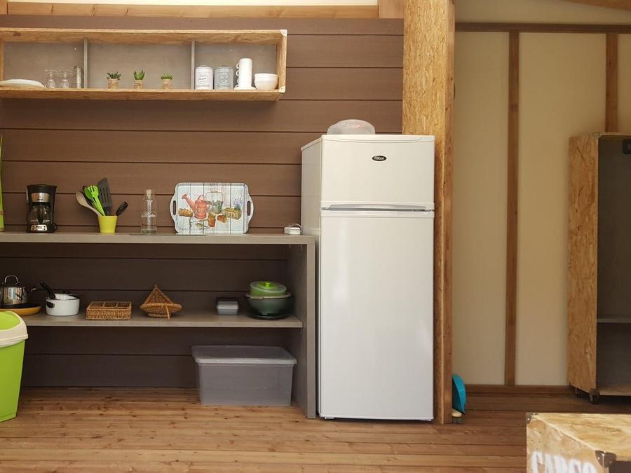 Bungalow toilé 4 personnes - Bungalow Maori Confort 17m² 2 chambres - (sans sanitaires- sans eau) 2/4 pers 3