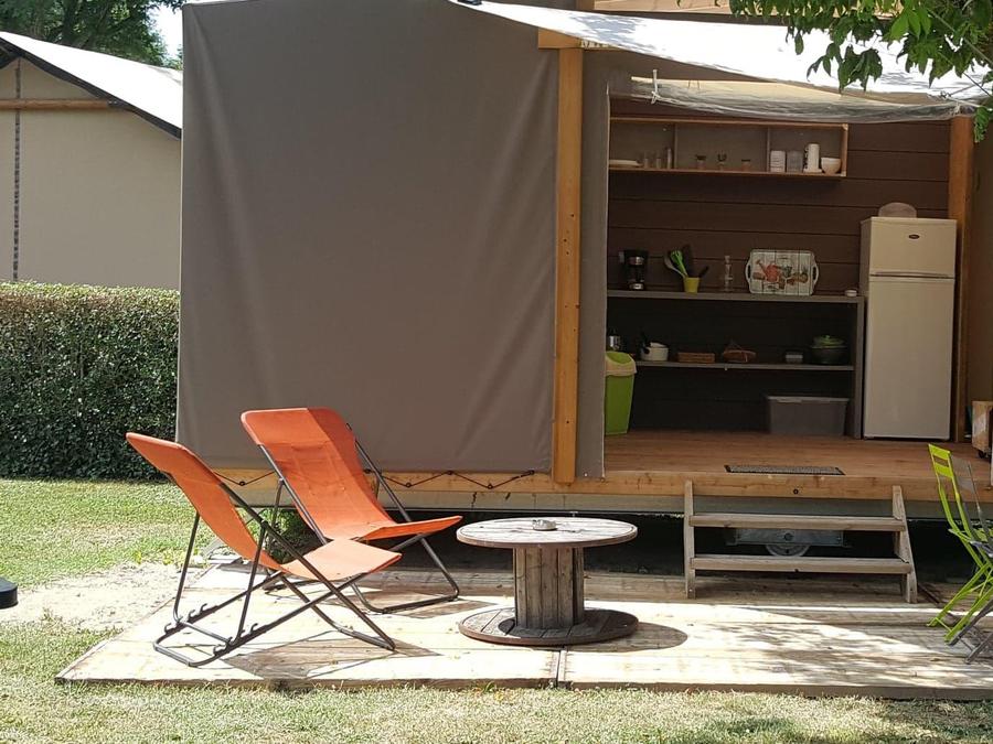 Bungalow toilé 4 personnes - Bungalow Maori Confort 17m² 2 chambres - (sans sanitaires- sans eau) 2/4 pers 1