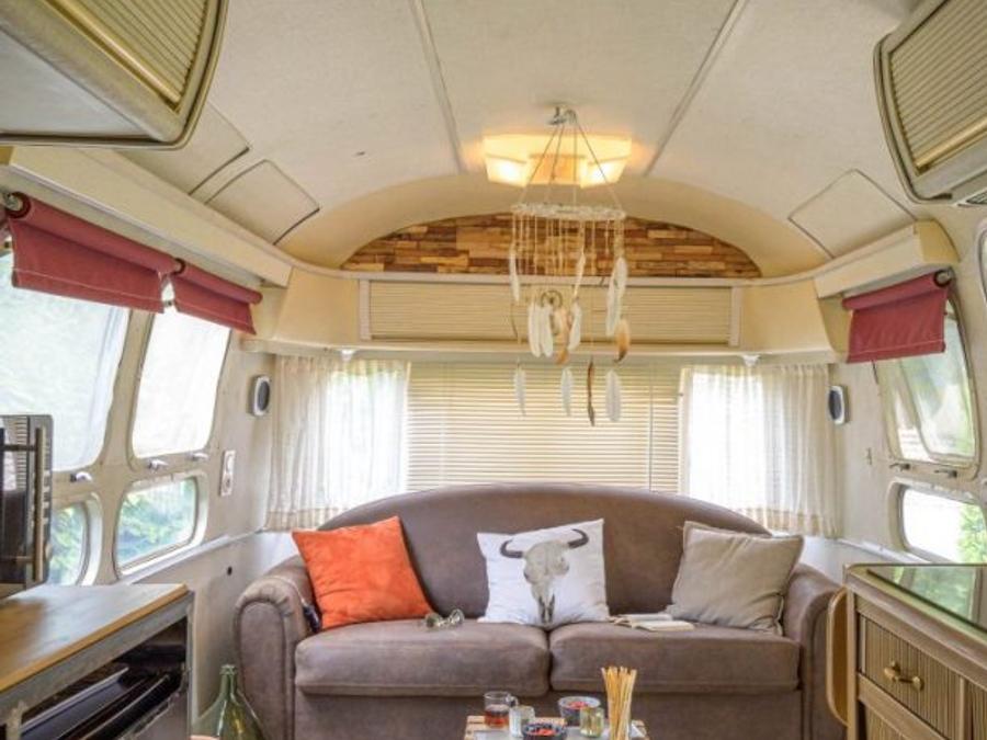 Caravane 2 personnes - Caravane américaine Airstream avec Spa Privé sur terrasse couverte 2 pers 4