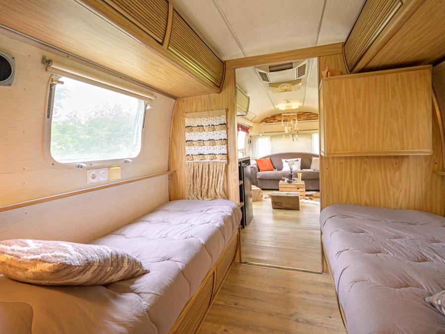 Caravane 2 personnes - Caravane américaine Airstream avec Spa Privé sur terrasse couverte 2 pers 6