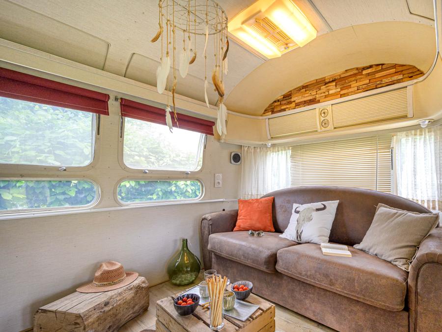 Caravane 2 personnes - Caravane américaine Airstream avec Spa Privé sur terrasse couverte 2 pers 11