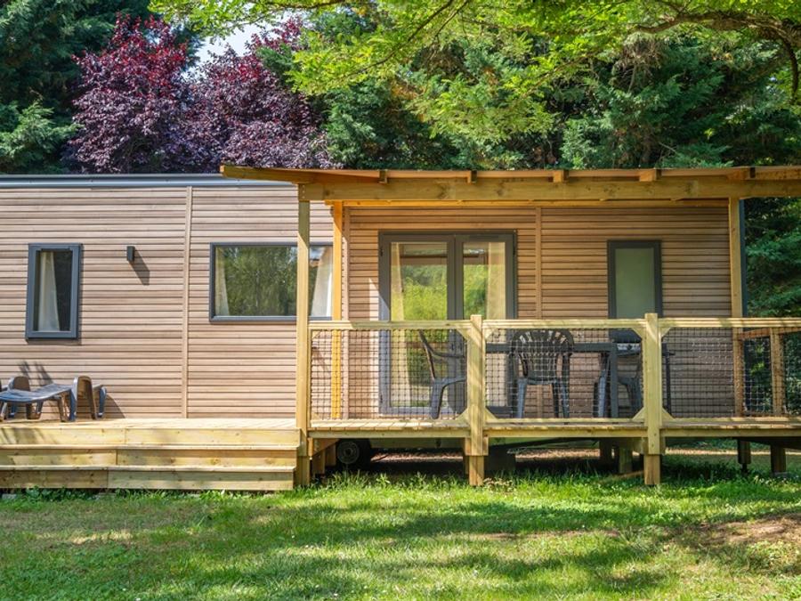 Mobilhome 6 personnes - COTTAGE Premium 3ch  35m² 3 chambres + TV + Lave-vaisselle + climatisation + plancha + terrasse XL 9