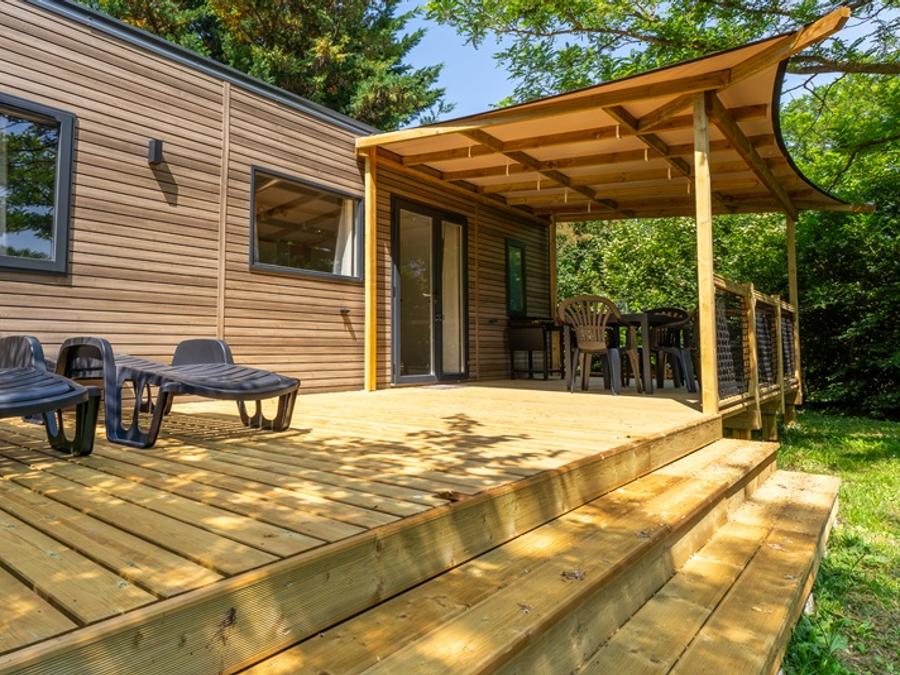 Mobilhome 6 personnes - COTTAGE Premium 3ch  35m² 3 chambres + TV + Lave-vaisselle + climatisation + plancha + terrasse XL 8