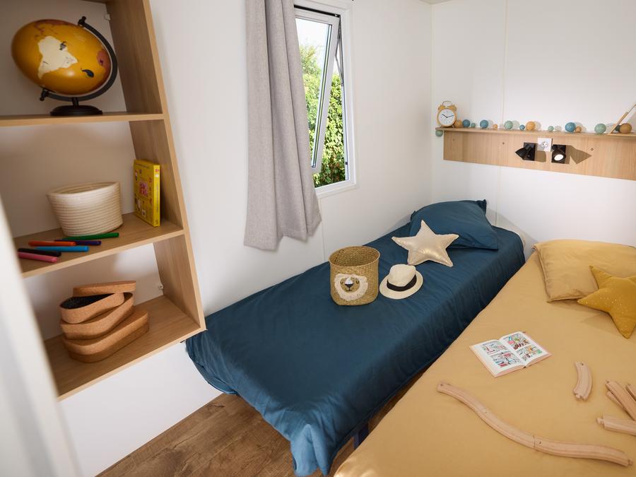 Mobilhome 6 personnes - COTTAGE Premium 3ch  35m² 3 chambres + TV + Lave-vaisselle + climatisation + plancha + terrasse XL 5