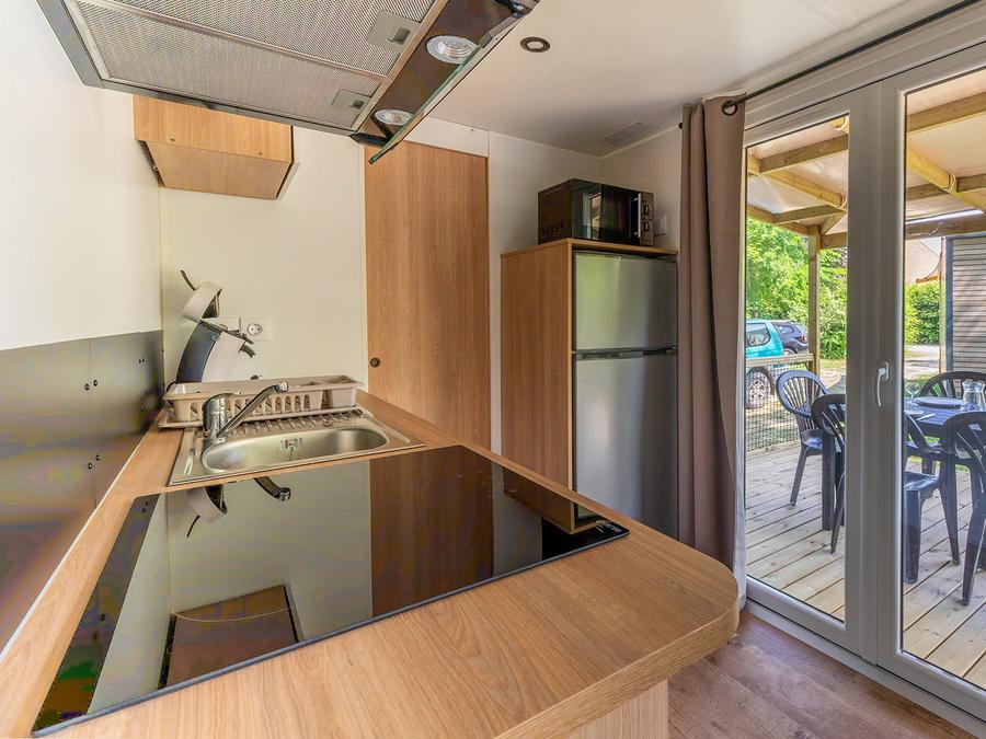 Mobilhome 6 personnes - COTTAGE Premium SPA privé 35m² 3 ch + TV + Lave-vaisselle + climatisation + plancha + terrasse XL 5