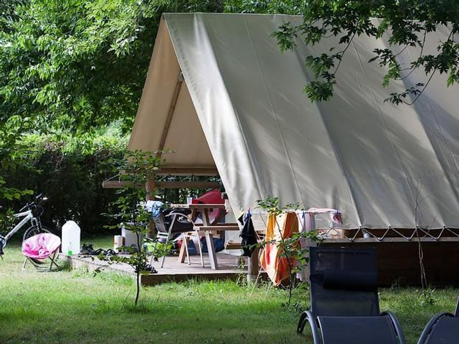 Tente en toile et en bois 4 personnes - Amazone (pas de sanitaires) 6