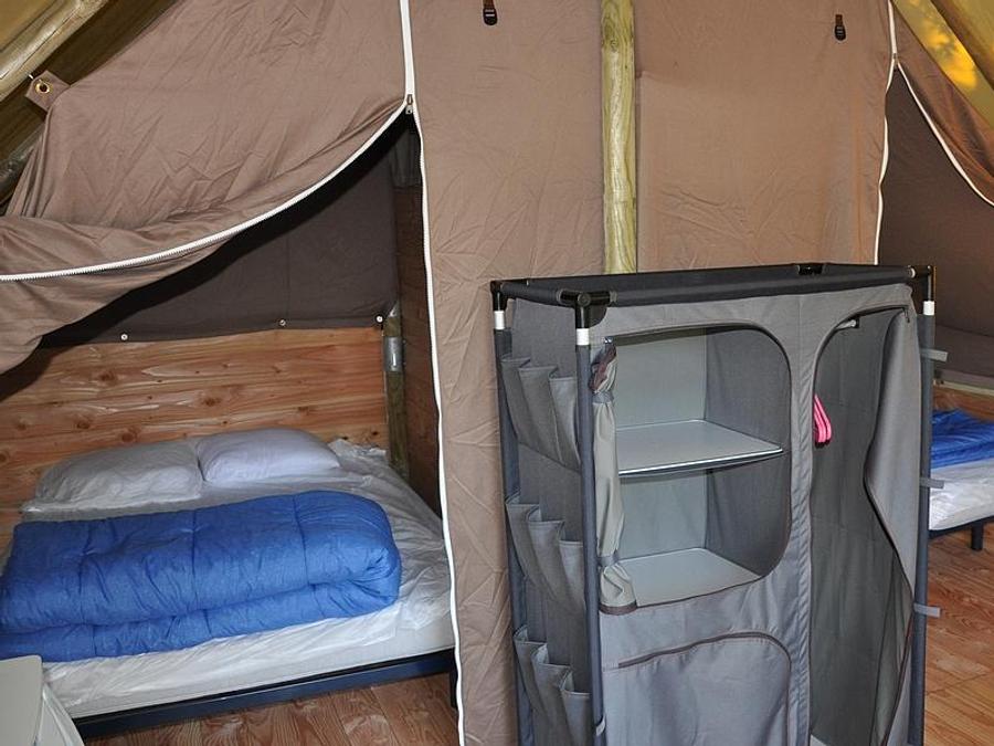 Tente en toile et en bois 4 personnes - Amazone (pas de sanitaires) 1
