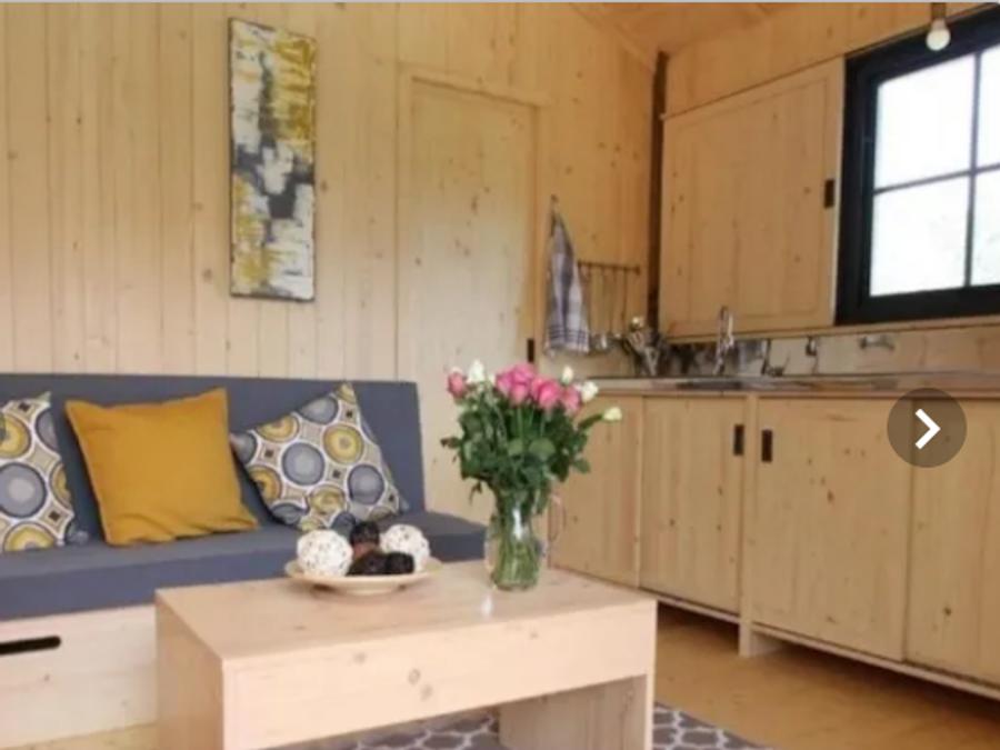 Chalet 5 personnes - Cottage premium (2022) bord de rivière, 2 chambres, terrasse couverte 5 pers 5