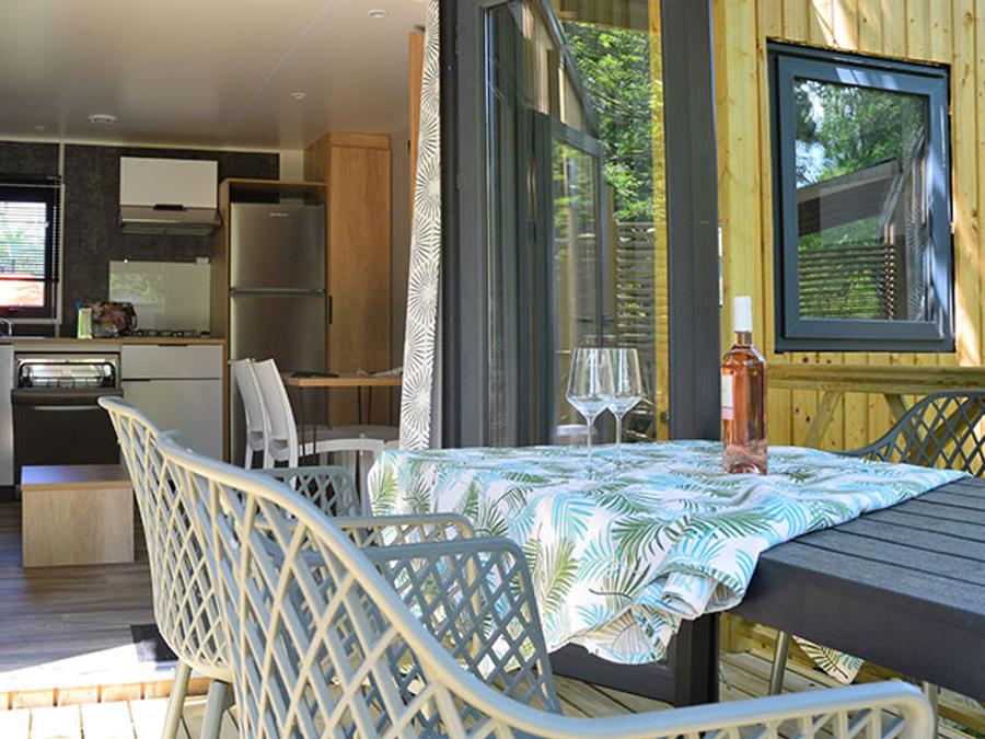 Mobilhome 4 personnes - Olivier (2023), 2 chambres 2salles de bain, grand salon (tv), terrasse, wifi 8