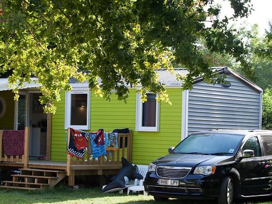 Mobilhome 6 personnes - Mobil-home Le Platane (3 chambres) + grande terrasse + TV 0