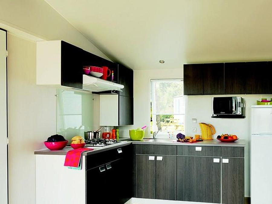 Mobilhome 6 personnes - Mobil-home Le Platane (3 chambres) BORD RIVIERE - Grande terrasse - TV 1