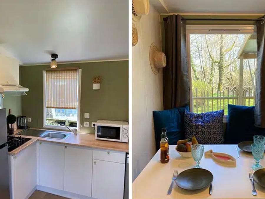Mobilhome 4 personnes - Le Chêne (2 chambres) - BORD RIVIERE - Rénové 2024 2