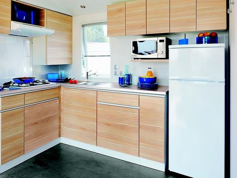 Mobilhome 6 personnes - Le Platane (3 chambres) + grande terrasse + TV 3