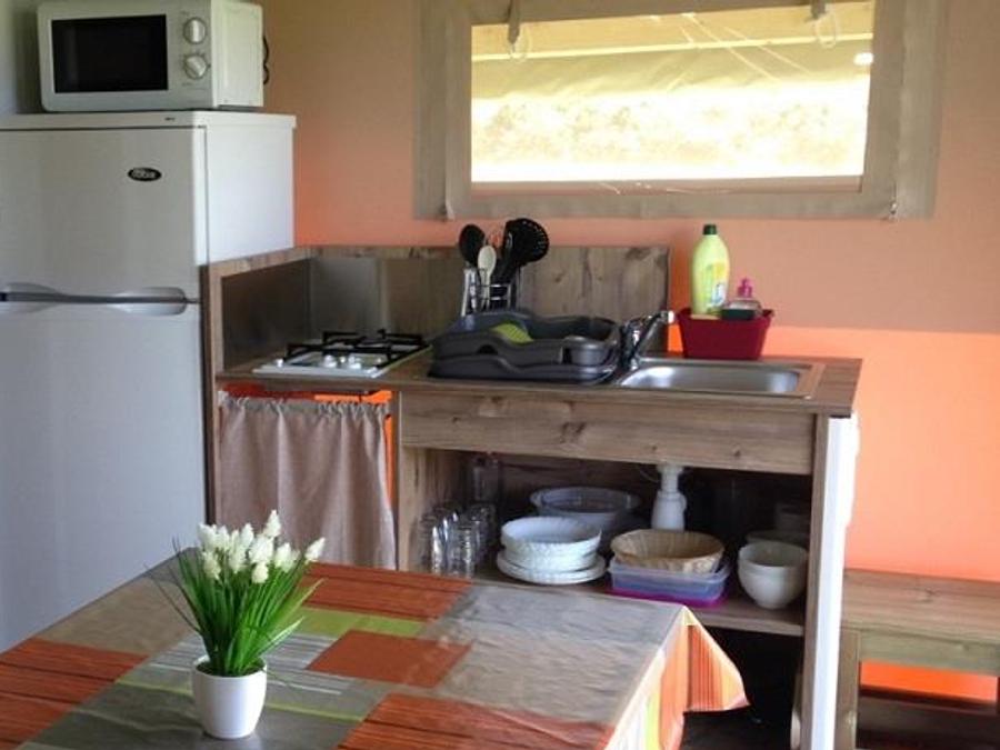 Bungalow toilé 5 personnes - Lodge Confort Freeflower 6