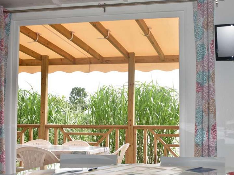 Mobilhome 6 personnes - Cottage confort 32m² (3 chambres) + terrasse couverte + TV + Draps inclus 2