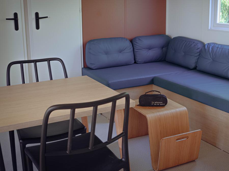 Mobilhome 4 personnes - Cottage Confort 28m² (2 chambres) + terrasse couverte + TV + Draps 1