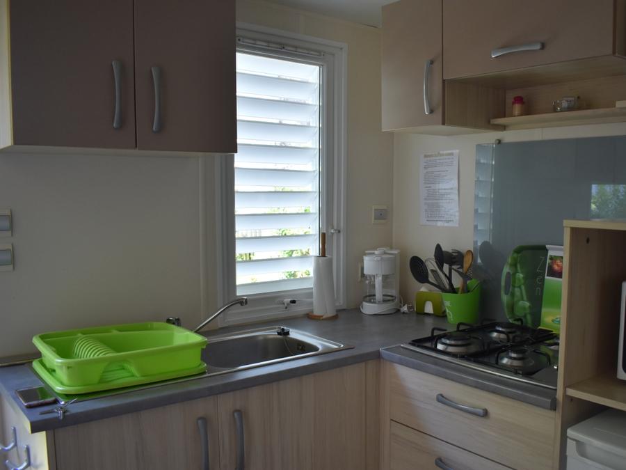 Mobilhome 4 personnes - Eco 24m² - 2 chambres + TV 1