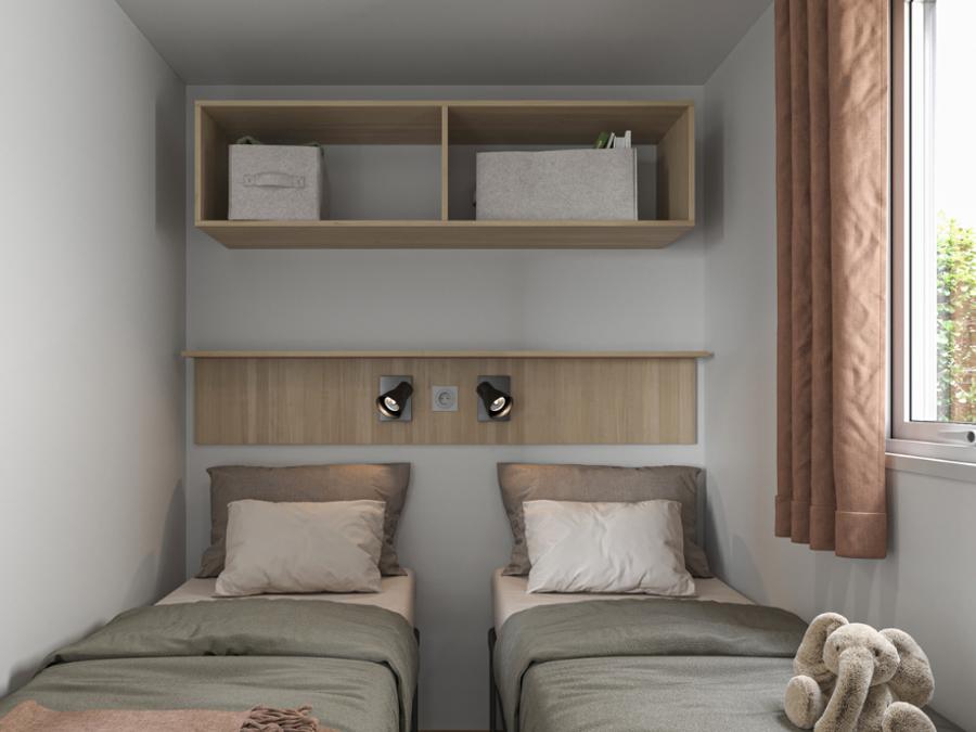 Mobilhome 7 personnes - Mobil-home Premium - 3 chambres + Terrasse + LV 2