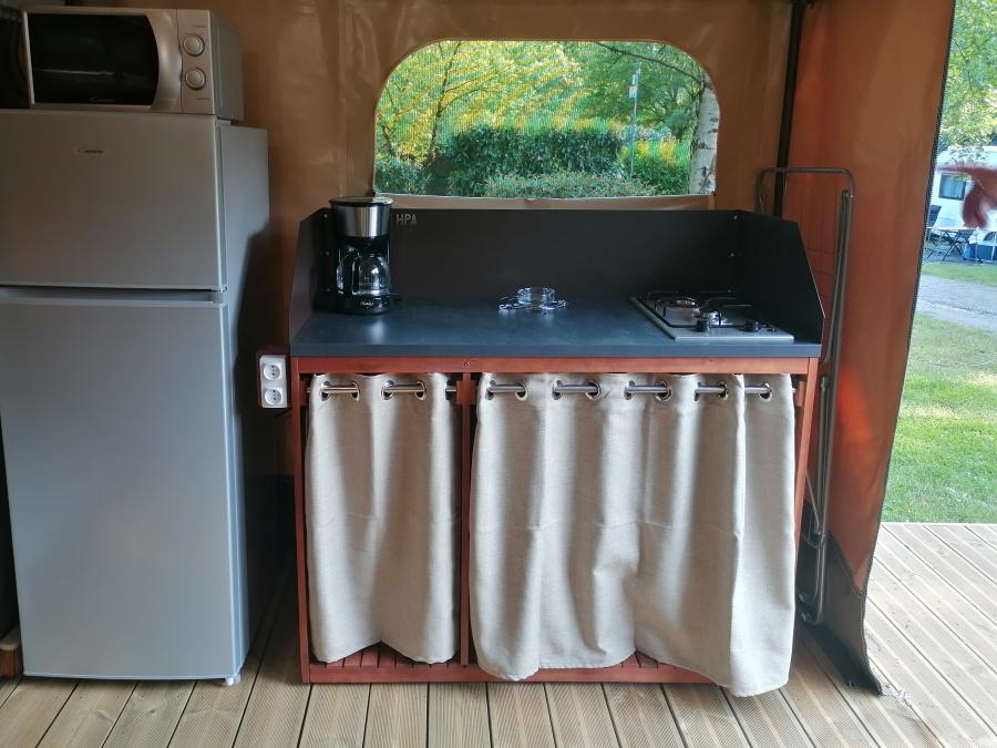 Tente en toile et en bois 5 personnes - TENTE LODGE FAMILALE 3