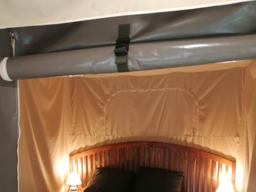 Tente en toile et en bois 5 personnes - TENTE LODGE FAMILALE 4