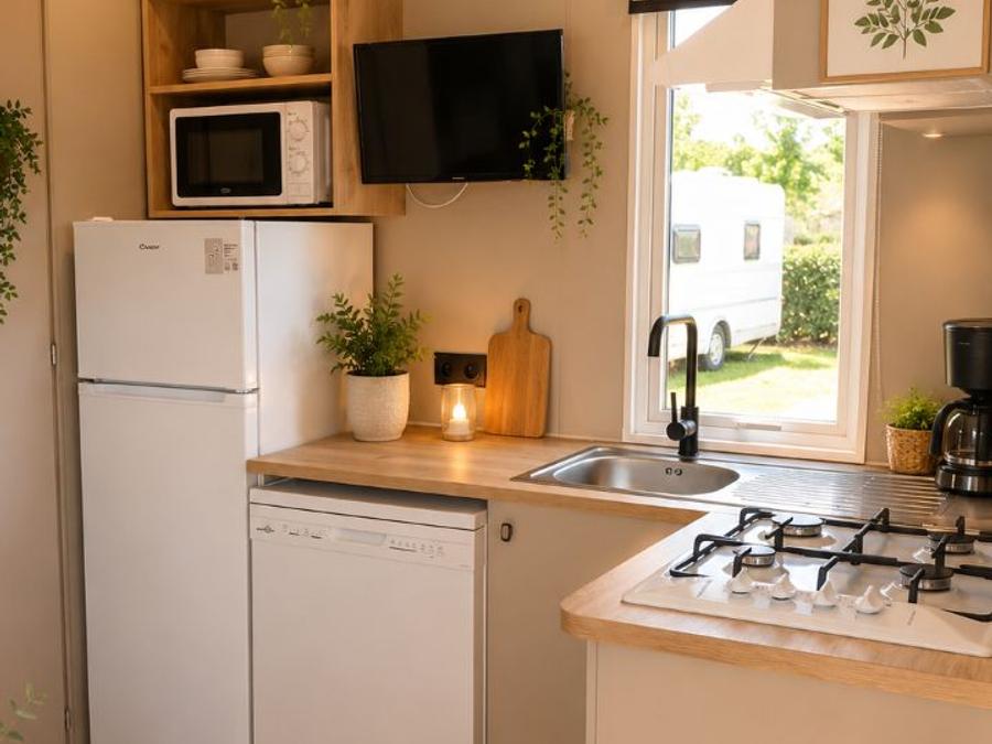 Mobilhome 4 personnes - MH Confort+ 2ch 4p avec lave vaisselle 1