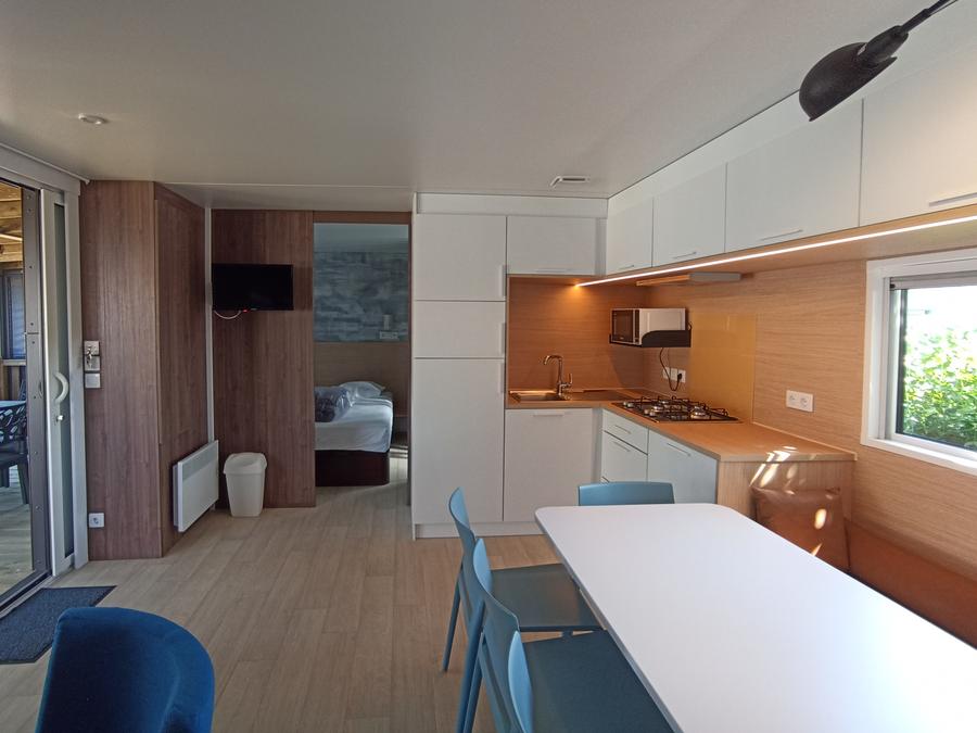 Mobilhome 5 personnes - C- Mobil Home Méditerranée -2 chambres 1