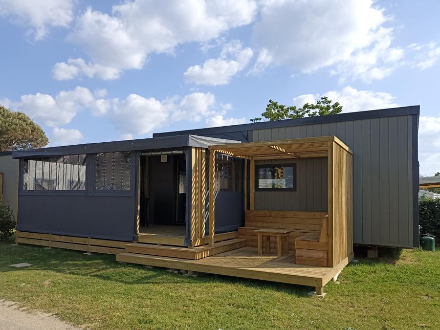 Mobilhome 5 personnes - C- Mobil Home Méditerranée -2 chambres 0
