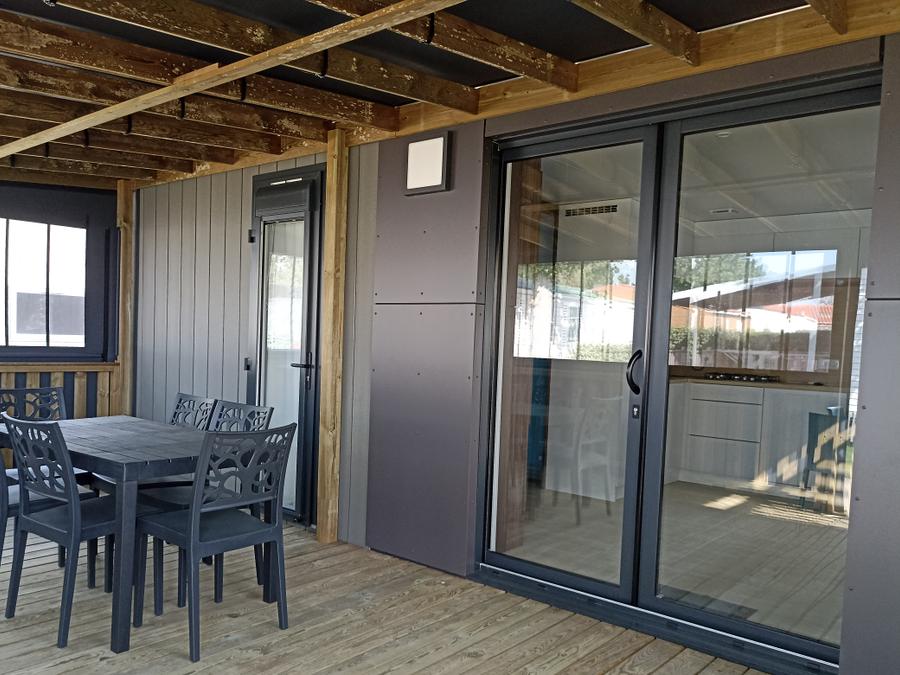 Mobilhome 5 personnes - C- Mobil Home Méditerranée -2 chambres 7