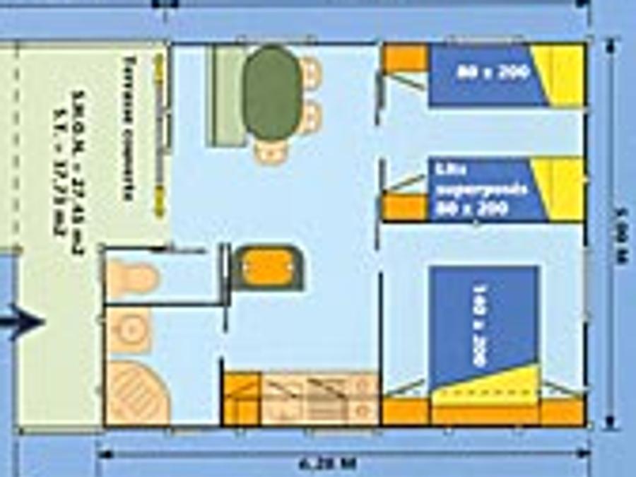 Chalet 5 personnes - Club 6 1