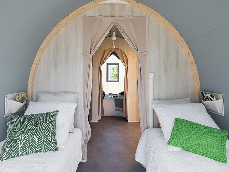 Tente en toile et en bois 2 personnes - Bungalow Coco sweet 1