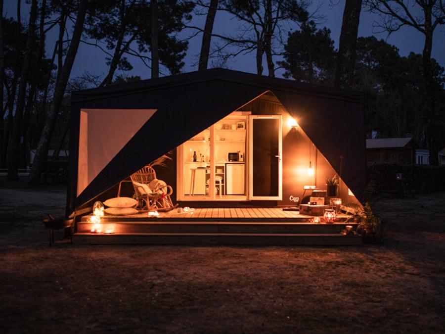 Tente en toile et en bois 4 personnes - Coco sweet salle d'ô 0