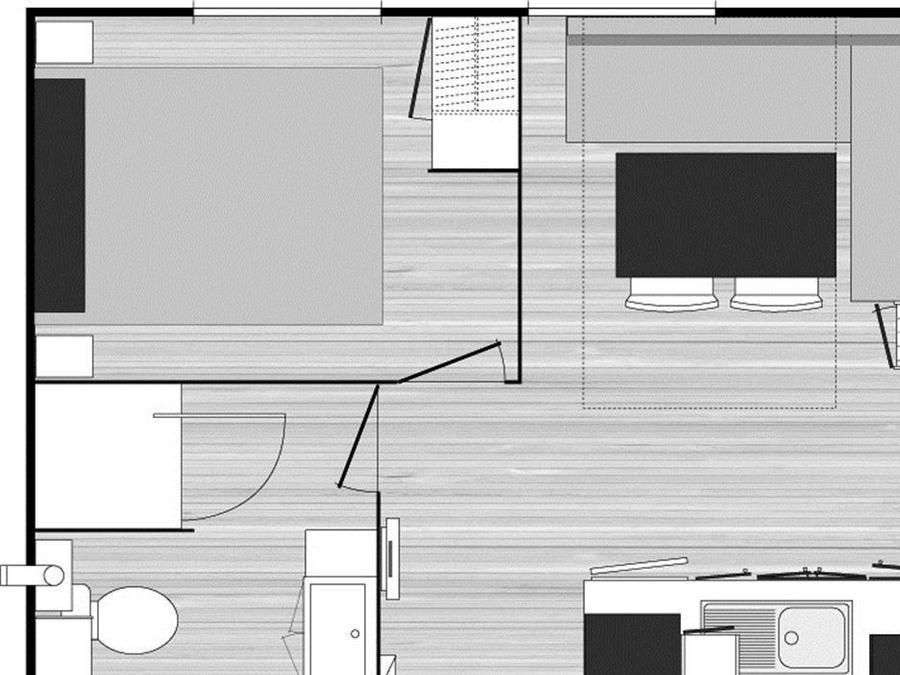 Mobilhome 2 personnes - A - Mobile-home 1 ch. Confort - SAMEDI 2 pers. 9