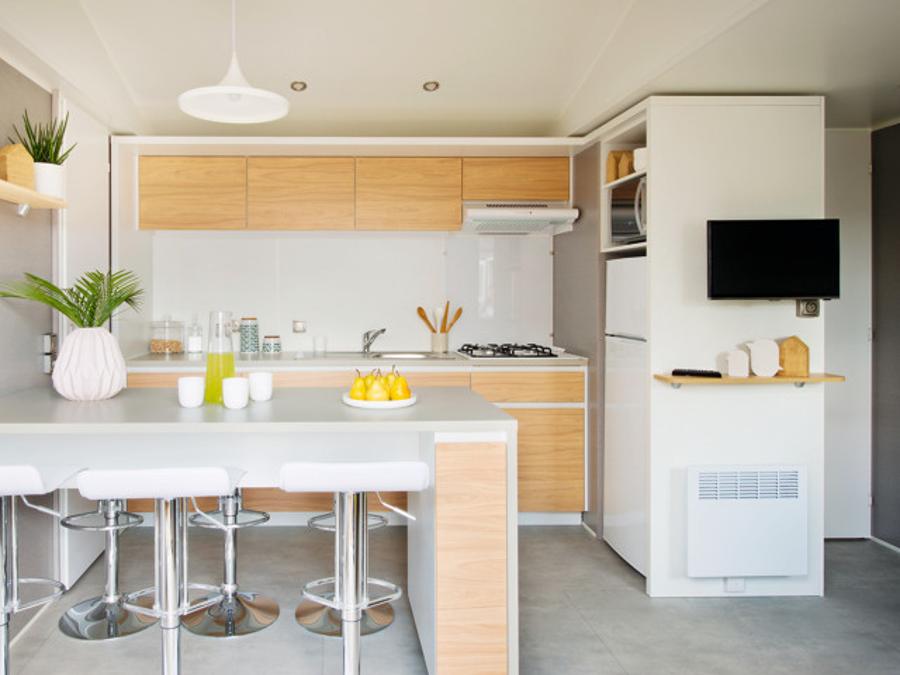Mobilhome 8 personnes - Mobil-home 32m² (3 chambres) + grande terrasse semi-couverte de 18m² 4
