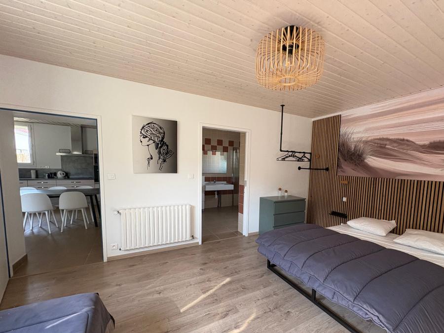 Gîte 8 personnes - Gite Chez Solange, 4 chambres avec Spa. 100m² avec jardin privatif. Accessible PMR 1