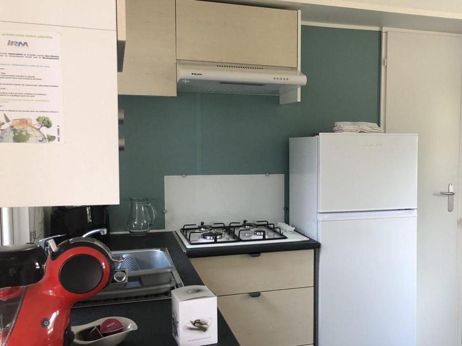 Mobilhome 4 personnes - Mobil-home Premium 34 m² - 2 chambres + 2 salles de bains + terrasse semi-couverte + spa privatif 2