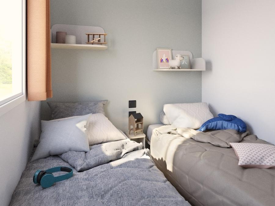 Mobilhome 6 personnes - Confort 35m² - 3 chambres 10