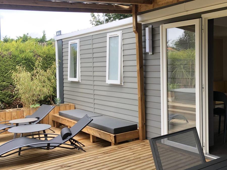 Mobilhome 6 personnes - Premium 43 m² + spa privatif 1
