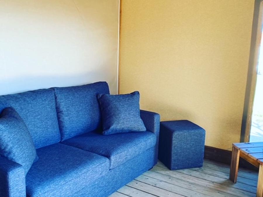 Tente en toile et en bois 5 personnes - Lodge Cotton Premium - 2 chambres + Spa privatif 5