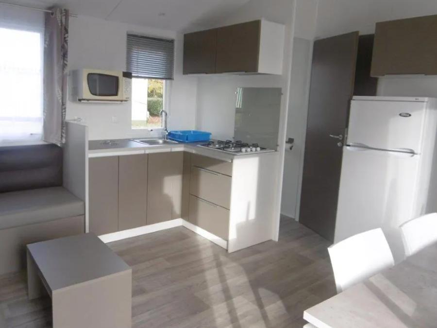 Mobilhome 6 personnes - Confort 35m² - 3 chambres + terrasse semi-couverte + TV 4