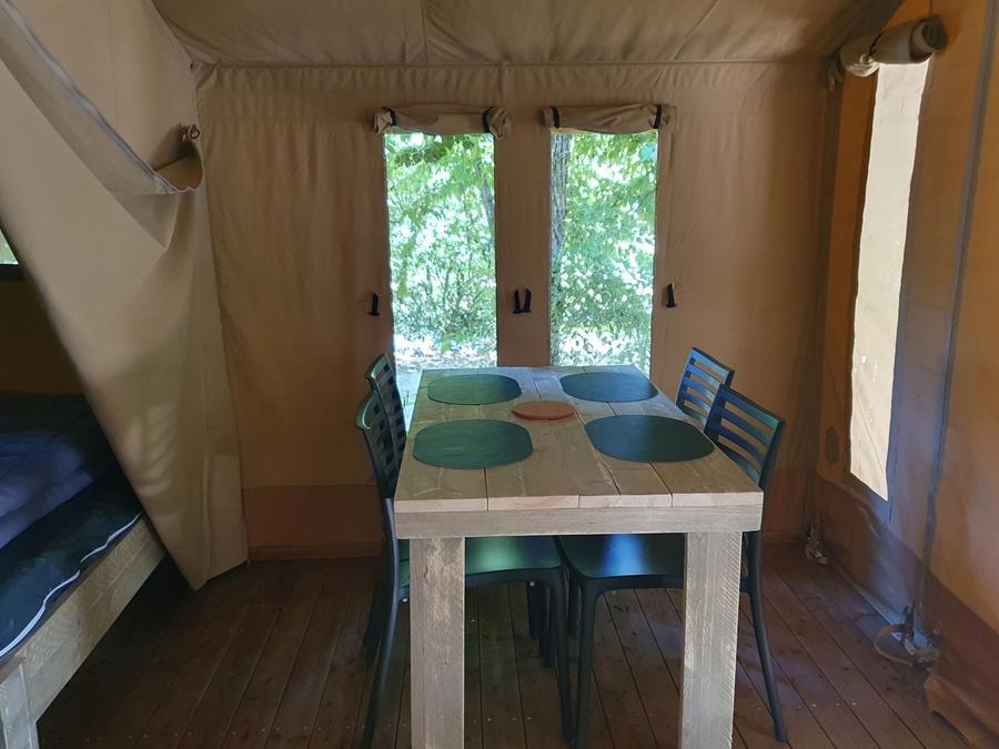 Tente en toile et en bois 4 personnes - Tente Lodge 2ch. 20m2 (2025) 6