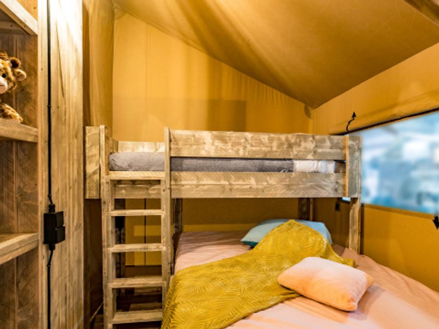 Tente en toile et en bois 4 personnes - Tente Lodge 2ch. 20m2 (2025) 1