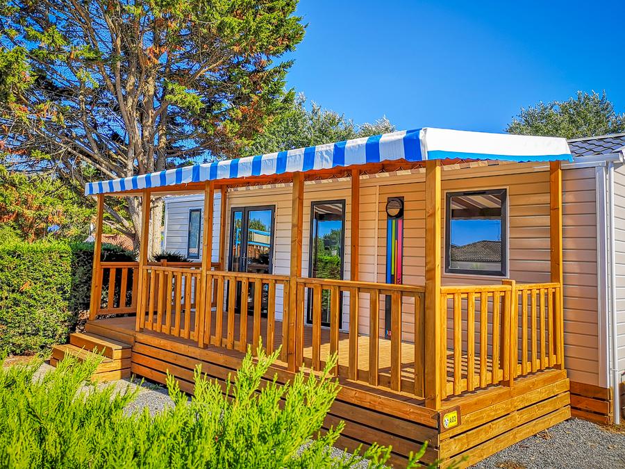 Mobilhome 6 personnes - Mobil Home 2 ch 4/6 pers Terrasse semi-couverte TV 0