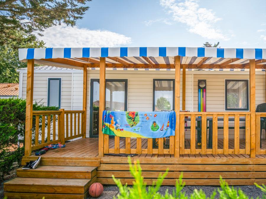 Mobilhome 6 personnes - Mobil Home 3 ch 6 pers Terrasse semi-couverte TV 0